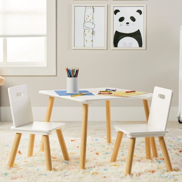 Briggle Activity Table And Chairs, White