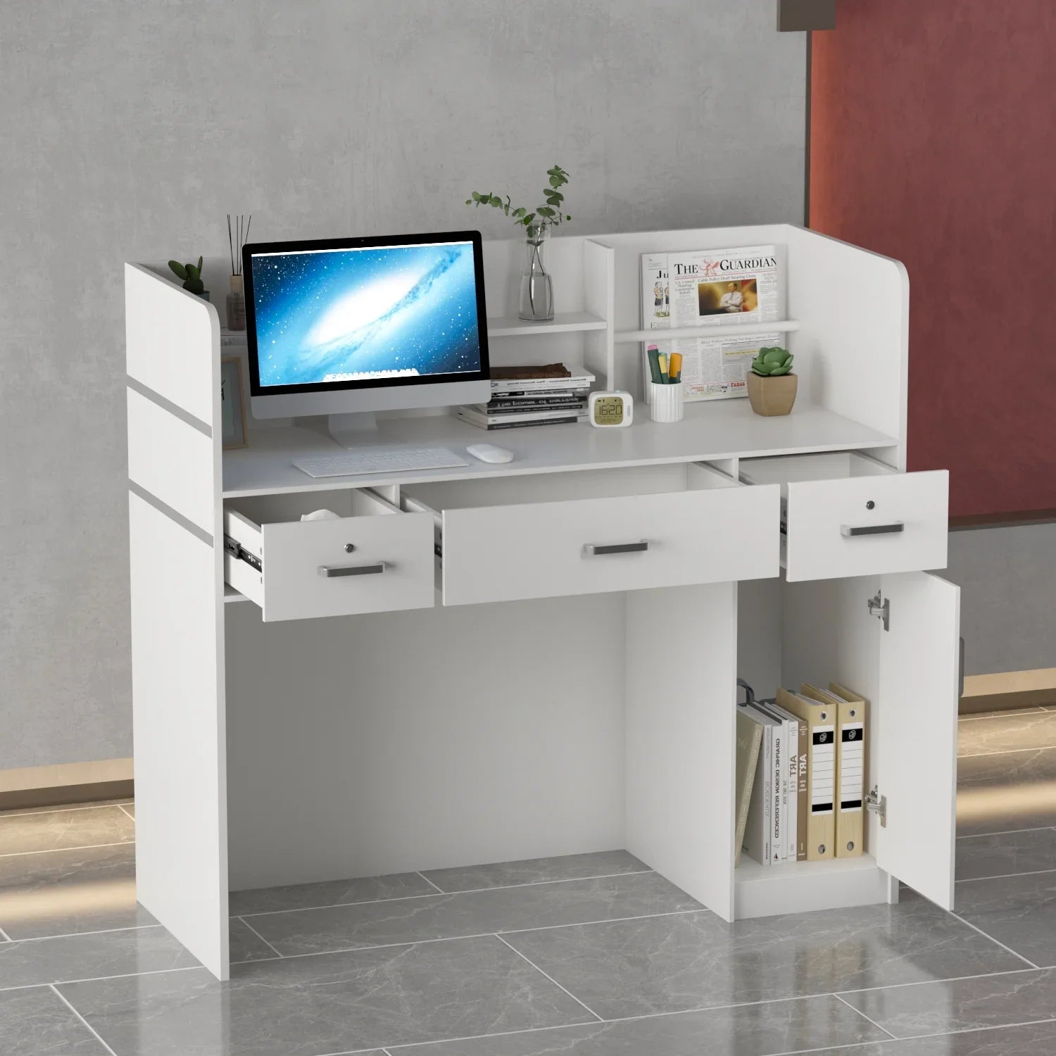 White Office Restaurant Beauty Salon Shop Furniture