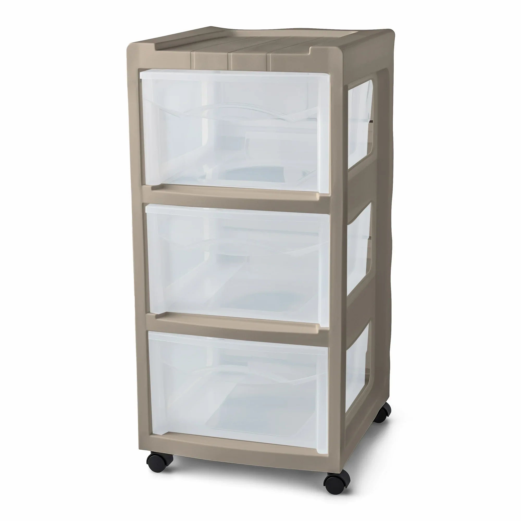 MS 3 Drawer Medium Cart, Washed Stone