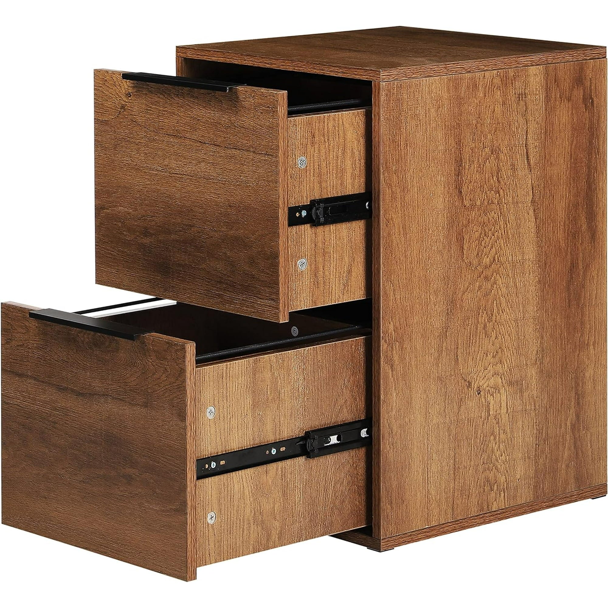 Vertical Storage Filing Cabinet with Hanging Bars for Letter Size