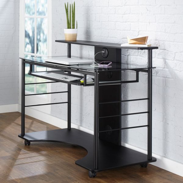 47"W Mobile Tech Desk Workstation