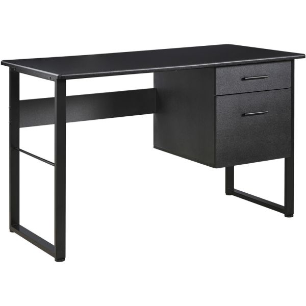 Halton 48"W Computer Desk, Black